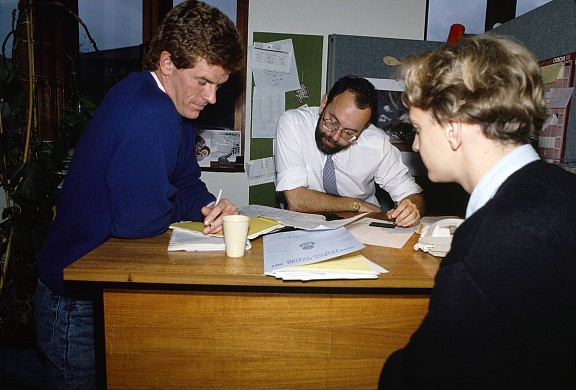 Bruce Jones Peter Foubister Andy Hallbery Autosport