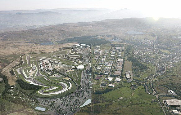 Circuit of Wales projected image