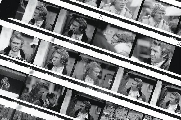 Steve McQueen film strip le Mans Steve McQueen film strip le Mans