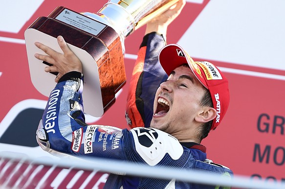 Jorge Lorenzo wins 2015 MotoGP title Jorge Lorenzo wins 2015 MotoGP title