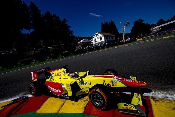 Evans, GP2, Spa