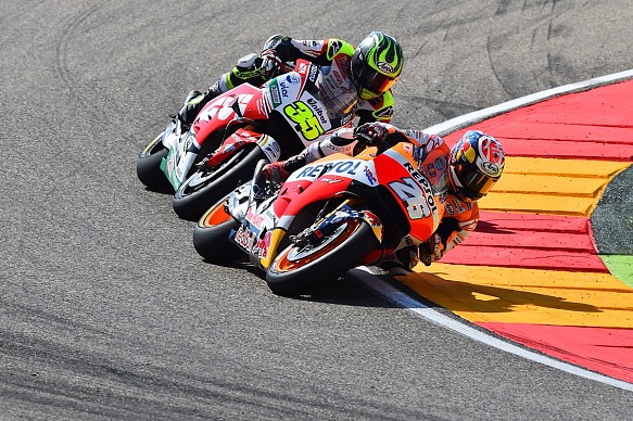 Pedrosa Crutchlow MotoGP Aragon 2016 Pedrosa Crutchlow MotoGP Aragon 2016