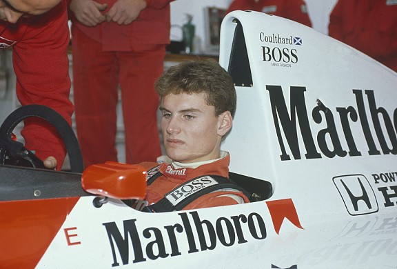 David Coulthard McLaren Autosport F1 prize test 1989