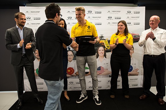 Infiniti Engineering Academy winner Jacob Debono Infiniti Engineering Academy winner Jacob Debono
