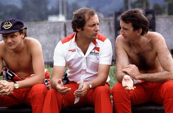 Lauda Watson Ron Dennis McLaren F1 Lauda Watson Ron Dennis McLaren F1