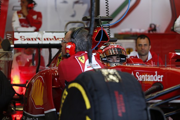 Jules Bianchi Ferrari test 2014 Jules Bianchi Ferrari test 2014