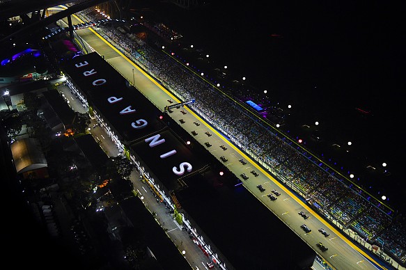 Singapore Grand Prix 2019 start Singapore Grand Prix 2019 start