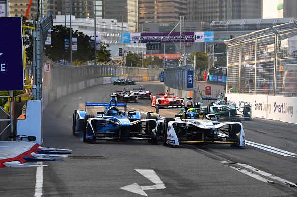Buemi di Grassi Hong Kong Formula E 2017 Buemi di Grassi Hong Kong Formula E 2017