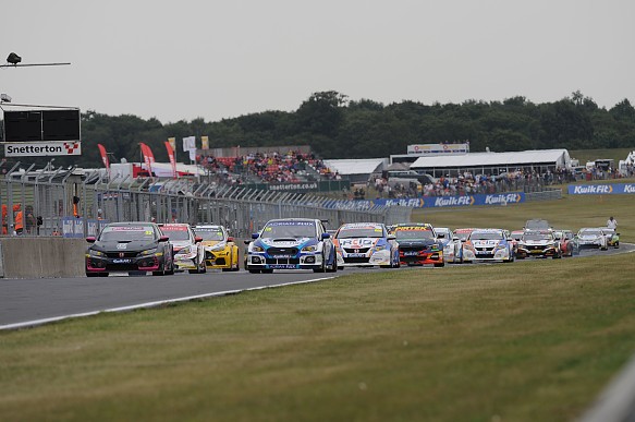 BTCC Snetterton start 2019 BTCC Snetterton start 2019