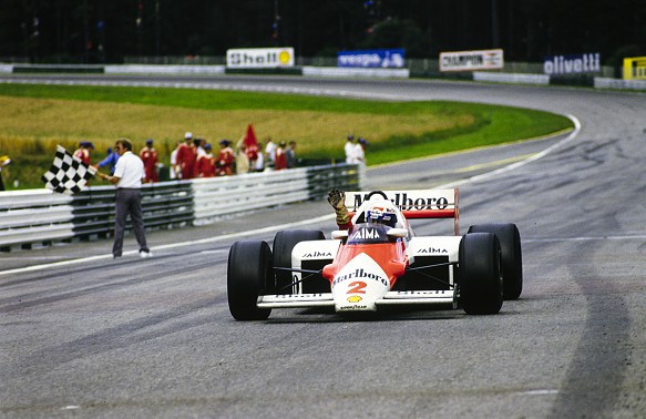 Alain Prost McLaren 1985 Austrian Grand Prix Alain Prost McLaren 1985 Austrian Grand Prix