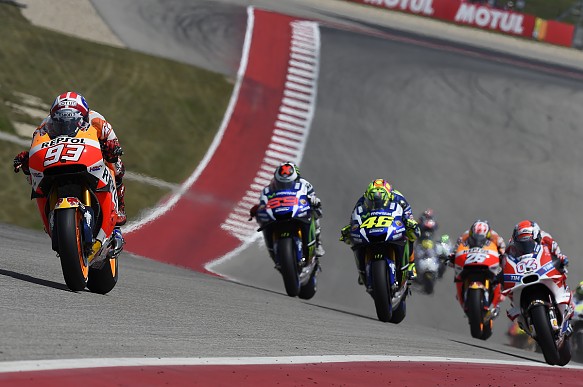Marc Marquez leads Austin MotoGP 2016 Marc Marquez leads Austin MotoGP 2016