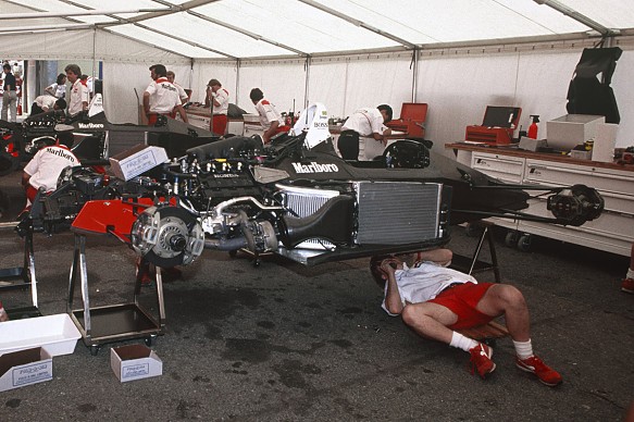 1988 McLaren MP4/4 detail 1988 McLaren MP4/4 detail