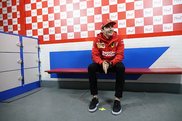 Charles Leclerc Shell event Getty Charles Leclerc Shell event Getty