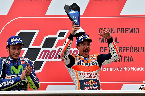Valentino Rossi and Marc Marquez Valentino Rossi and Marc Marquez