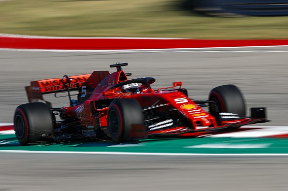 Sebastian Vettel Ferrari US Grand Prix 2019 Sebastian Vettel Ferrari US Grand Prix 2019
