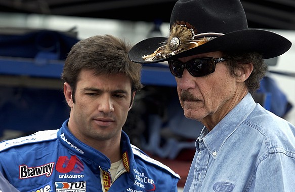 Christian Fittipaldi, Richard Petty, 2002 NASCAR Busch Series Christian Fittipaldi, Richard Petty, 2002 NASCAR Busch Series