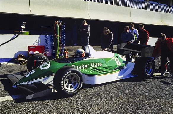 Porsche Indycar 1988 testing Porsche Indycar 1988 testing