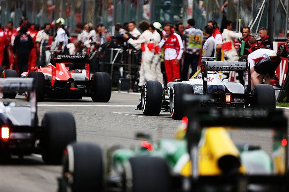 2013 Belgian Grand Prix grid 2013 Belgian Grand Prix grid