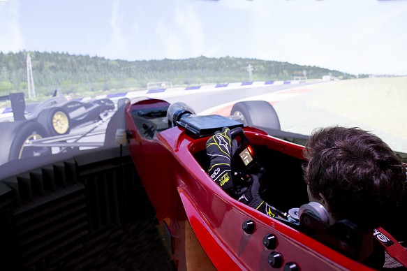 Lando Norris, Autosport Performance Pro-Sim visit Lando Norris, Autosport Performance Pro-Sim visit