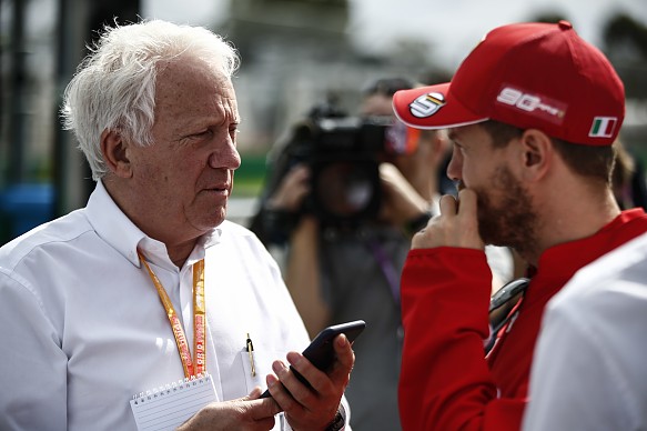 FIA race director Charlie Whiting Australian Grand Prix 2019 FIA race director Charlie Whiting Australian Grand Prix 2019