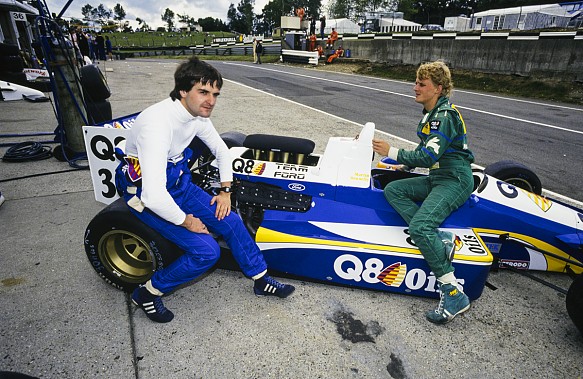 Martin Donnelly Johnny Herbert Formula 3000 1988 Brands Hatch Martin Donnelly Johnny Herbert Formula 3000 1988 Brands Hatch