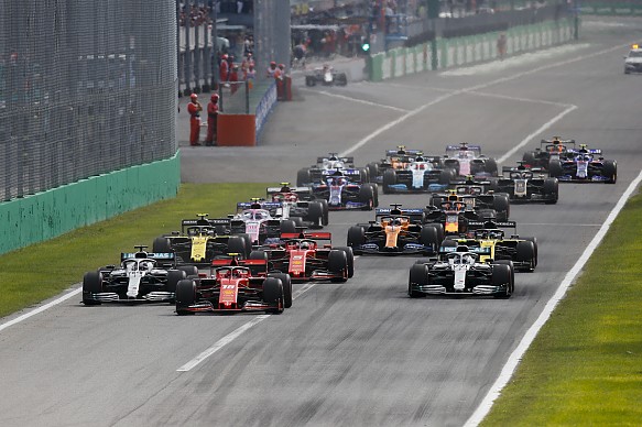 Monza F1 start 2019 Monza F1 start 2019