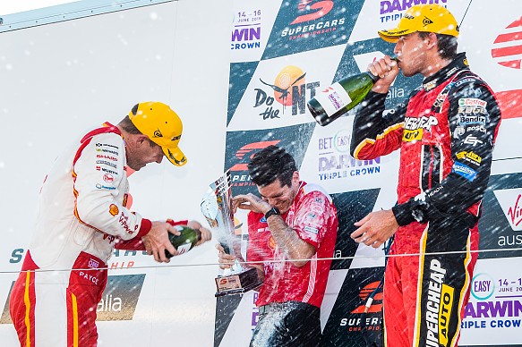 Scott McLaughlin Chaz Mostert Scott McLaughlin Chaz Mostert