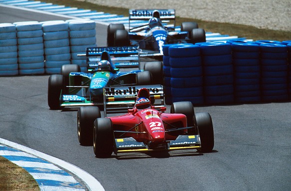 Spanish GP chicane 1994 Spanish GP chicane 1994