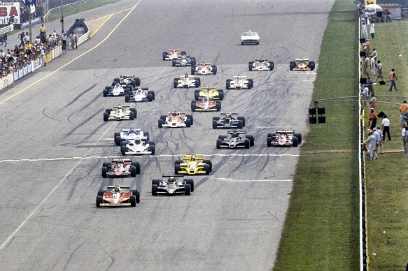 Italian GP F1 1978 start Monza Italian GP F1 1978 start Monza