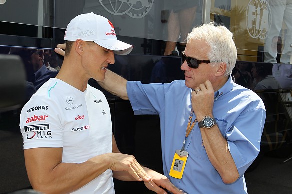 Michael Schumacher Charlie Whiting Michael Schumacher Charlie Whiting