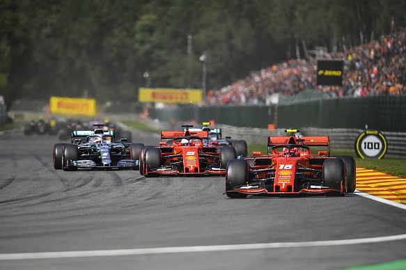 Belgian Grand Prix 2019 start Belgian Grand Prix 2019 start
