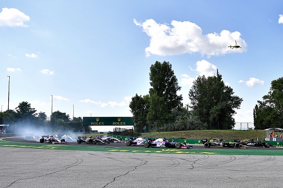 Hungarian Grand Prix 2019 start Hungarian Grand Prix 2019 start