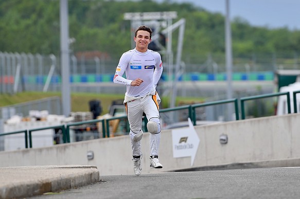 Lando Norris McLaren 2018 Hungaroring Young Driver Test Lando Norris McLaren 2018 Hungaroring Young Driver Test