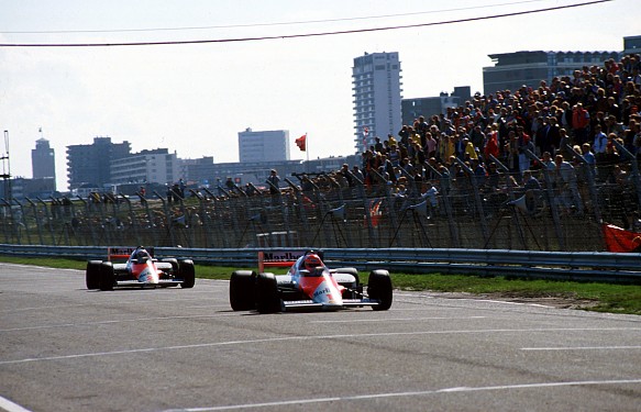 Lauda Prost Zandvoort 1985 Lauda Prost Zandvoort 1985