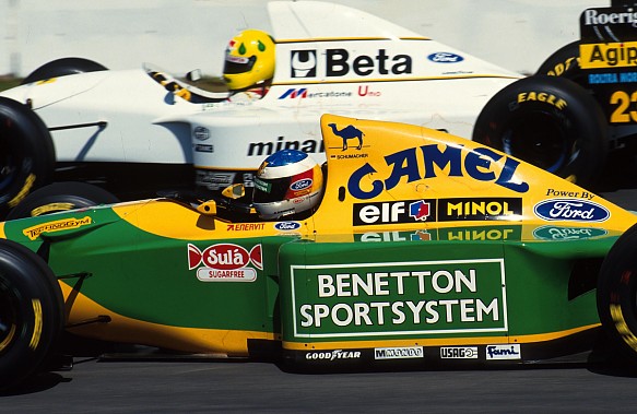 Christian Fittipaldi, Michael Schumacher 1993 Christian Fittipaldi, Michael Schumacher 1993