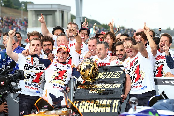 Marc Marquez wins 2014 MotoGP title Marc Marquez wins 2014 MotoGP title