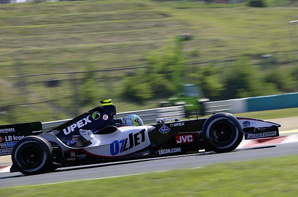 Chanoch Nissany Minardi Hungarian Grand Prix 2005 Chanoch Nissany Minardi Hungarian Grand Prix 2005