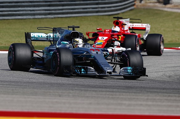 2017 US Grand Prix Lewis Hamilton Sebastien Vettel 2017 US Grand Prix Lewis Hamilton Sebastien Vettel