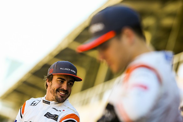 Fernando Alonso and Stoffel Vandoorne Fernando Alonso and Stoffel Vandoorne