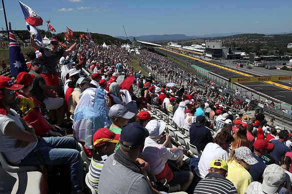 Hungarian GP F1 fans Hungarian GP F1 fans