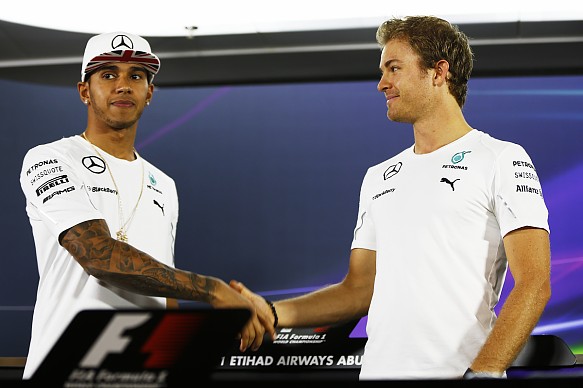 Lewis Hamilton Nico Rosberg 2014 Abu Dhabi Lewis Hamilton Nico Rosberg 2014 Abu Dhabi