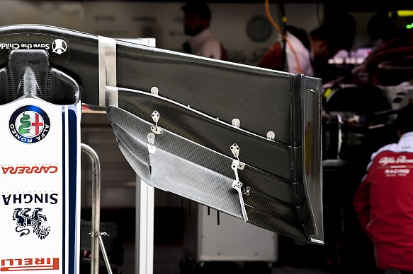 Alfa Romeo front wing 2019 Chinese Grand Prix Alfa Romeo front wing 2019 Chinese Grand Prix
