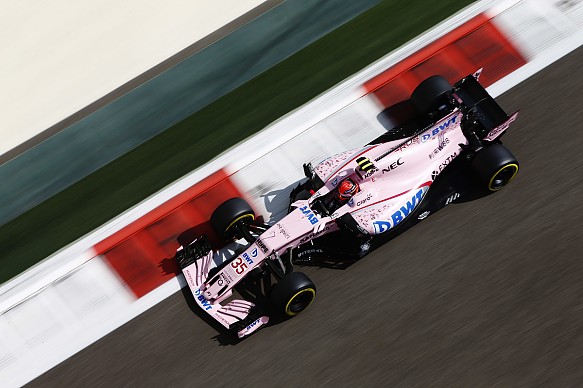 George Russell Force India Abu Dhabi 2017 George Russell Force India Abu Dhabi 2017