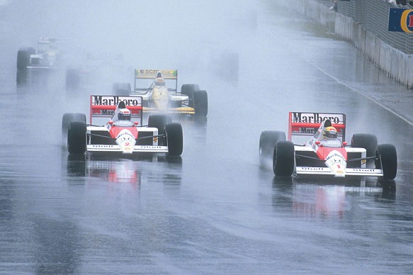 Australian GP start F1 1989 Australian GP start F1 1989