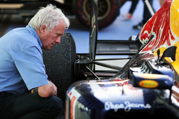 Charlie Whiting Red Bull F1 parc ferme Charlie Whiting Red Bull F1 parc ferme