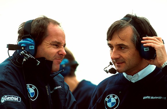 Gerhard Berger Charly Lamm BMW Gerhard Berger Charly Lamm BMW
