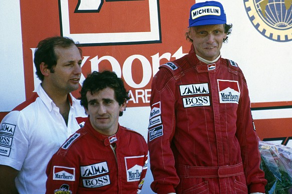 Lauda Prost Ron Dennis F1 1984 Lauda Prost Ron Dennis F1 1984