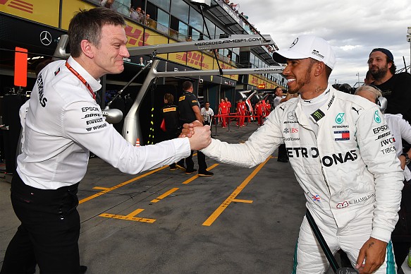 James Allison Lewis Hamilton Mercedes F1 2018 James Allison Lewis Hamilton Mercedes F1 2018