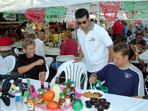 Tom Kristensen Dario Franchitti Greg Moore 1999 Tom Kristensen Dario Franchitti Greg Moore 1999