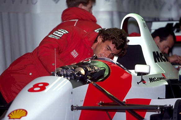 Ayrton Senna McLaren F1 1993 garage Ayrton Senna McLaren F1 1993 garage